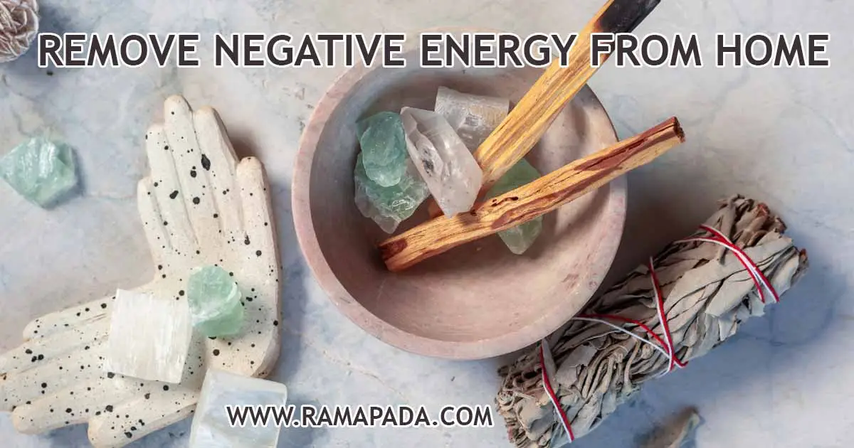 Remove negative energy from home using incense, crystals, and spiritual cleansing practices