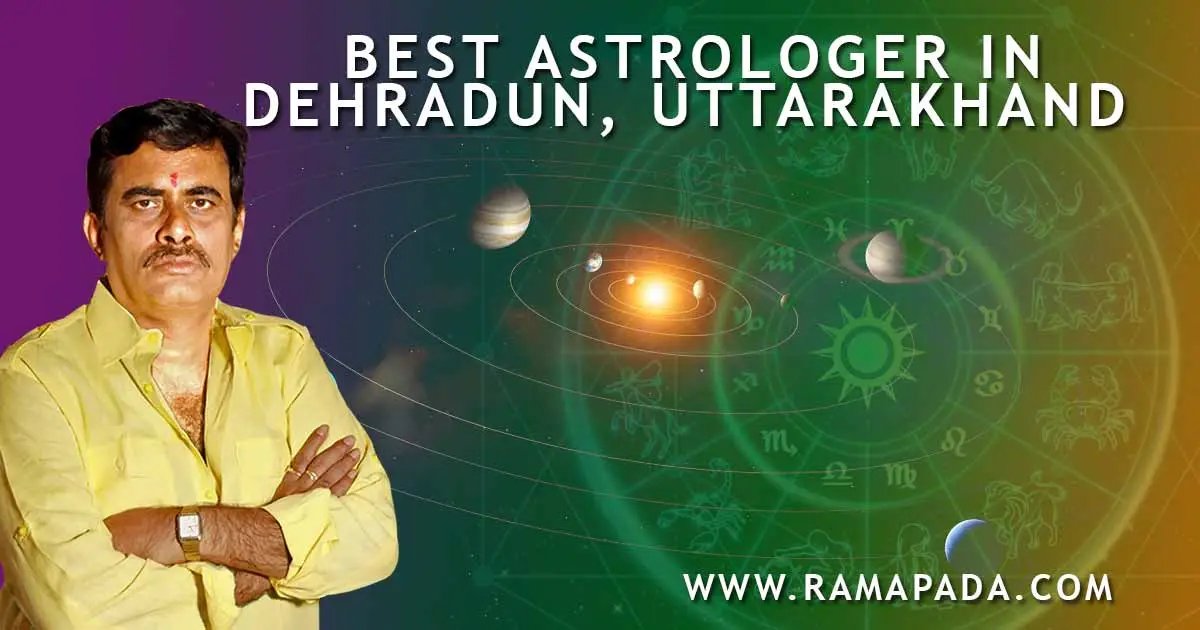 Best astrologer in Dehradun, Uttarakhand, Ramapada Acharjee with planetary chart and astrology guidance