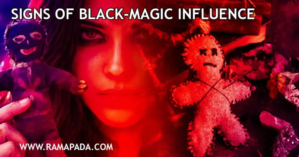 Signs of black magic influence showing doll ritual, negative energy and spiritual disturbance by Ramapada Acharjee