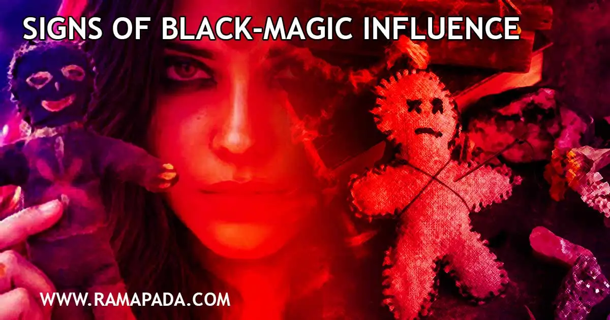 Signs of black magic influence showing doll ritual, negative energy and spiritual disturbance by Ramapada Acharjee