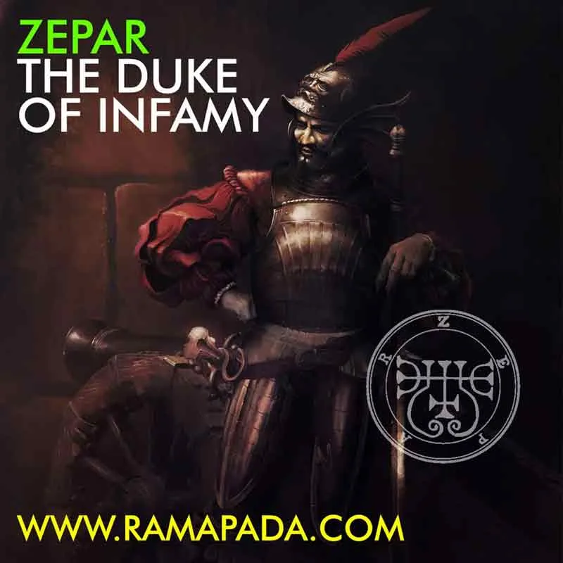 Zepar the Duke of Infamy, a dark occult figure from demonology and mystical lore