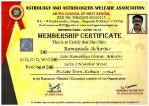 AAW Membership Certificate
