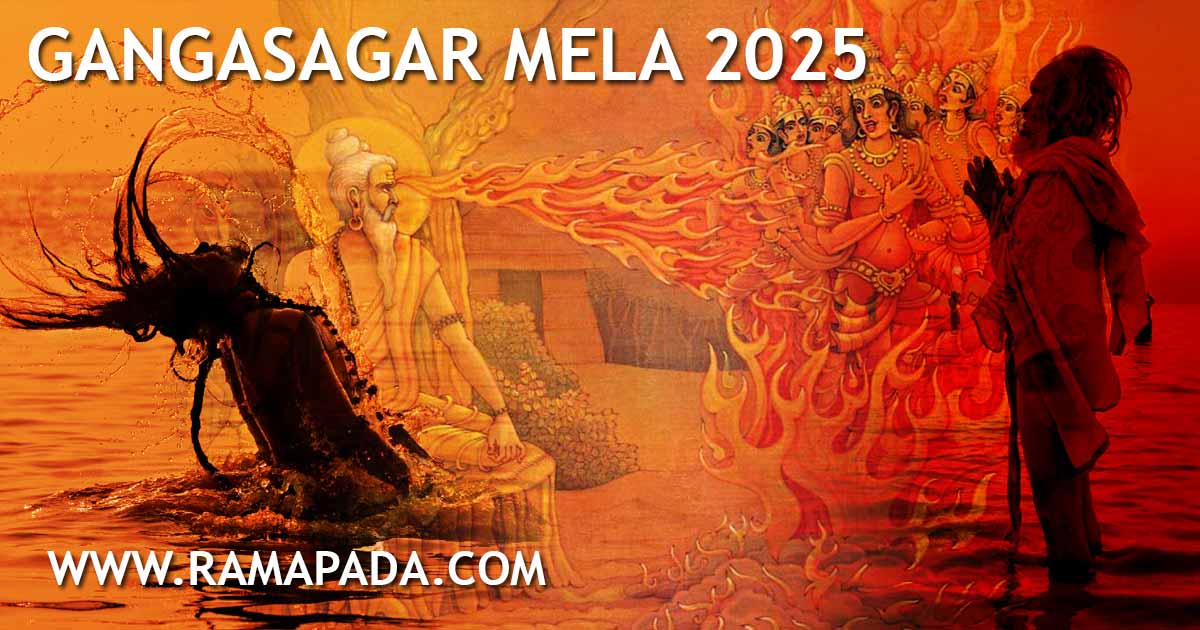 gangasagar mela 2025 west bengal spiritual pilgrimage kapil muni temple ganga sagar ramapada acharjee
