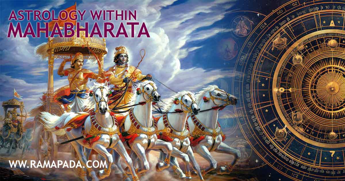 vedic astrology in mahabharata krishna arjuna kurukshetra war astrology influence dharma karma planetary significance