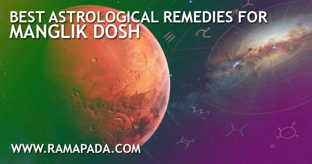 Best Astrological Remedies for Manglik Dosh - Ramapada Acharjee