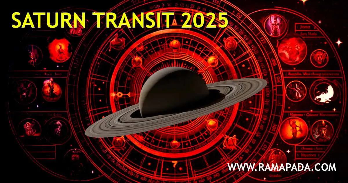 Saturn Transit 2025: Effects and Predictions - Ramapada Acharjee
