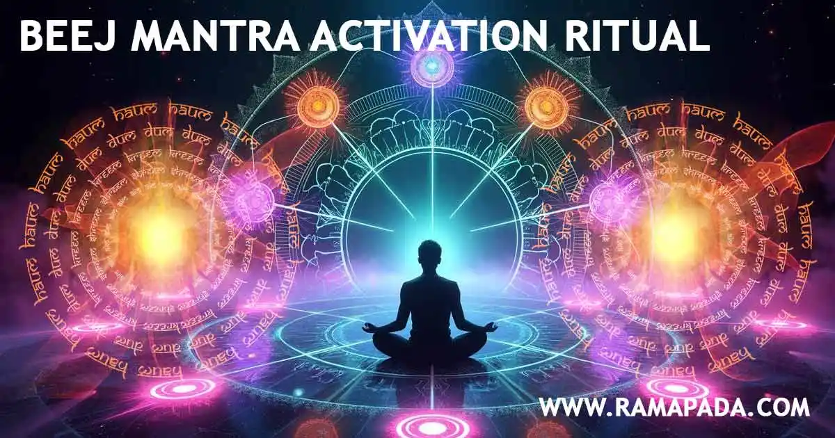 Beej mantra activation ritual for spiritual energy awakening and power