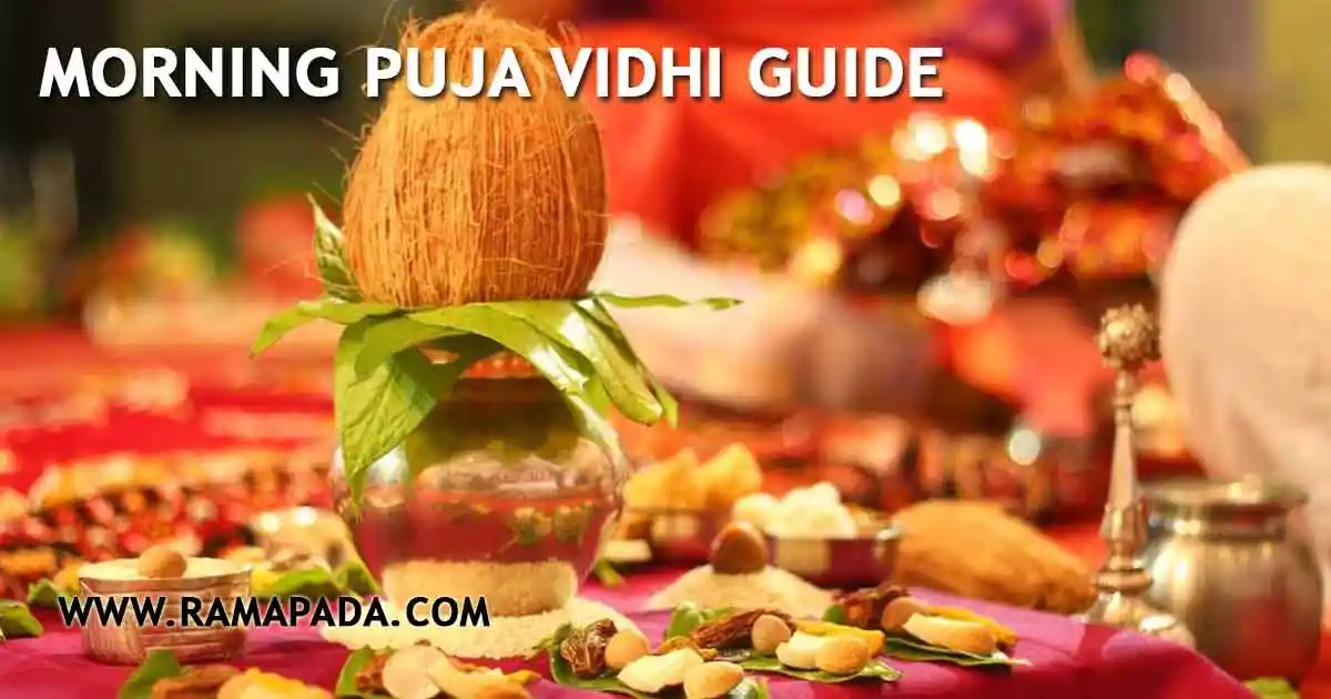 morning puja vidhi guide: step-by-step hindu daily worship ritual at home
