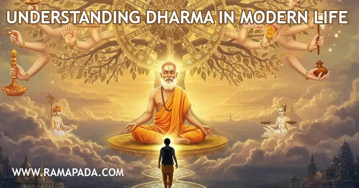 understanding dharma in modern life: applying spiritual principles ethics and life purpose in daily living