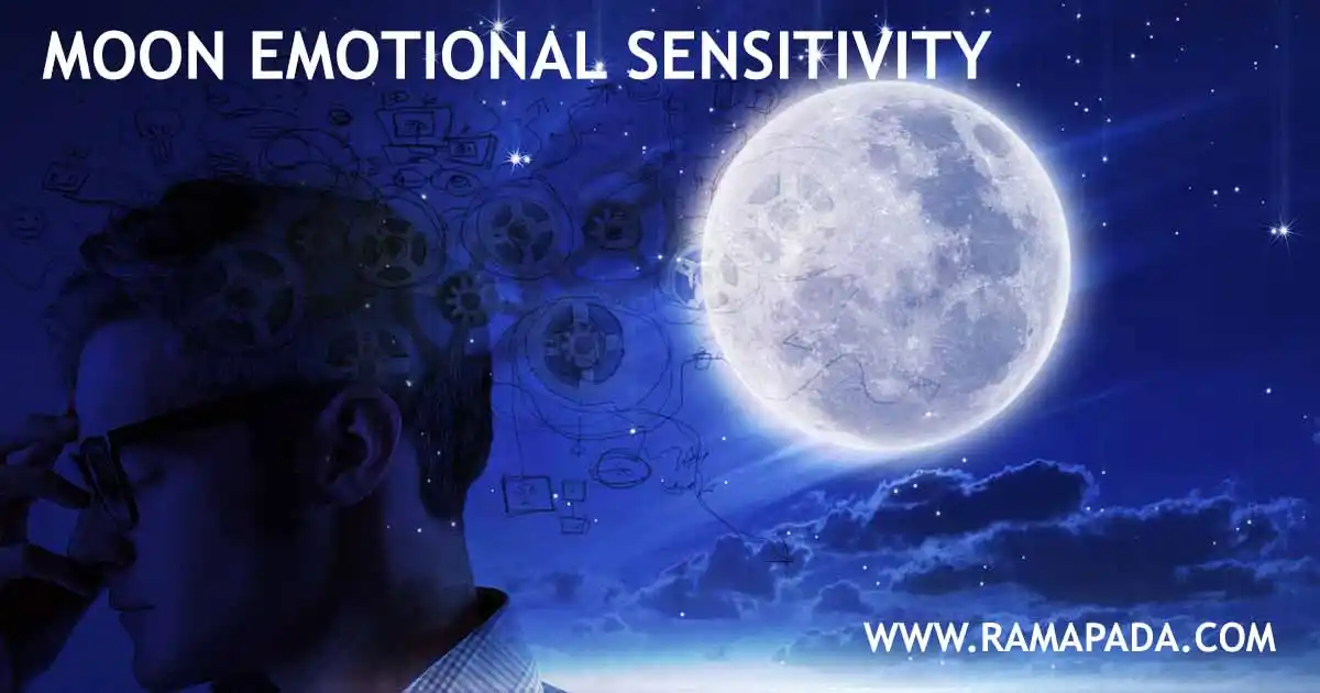 Moon emotional sensitivity in astrology affecting mood swings, feelings and mental balance