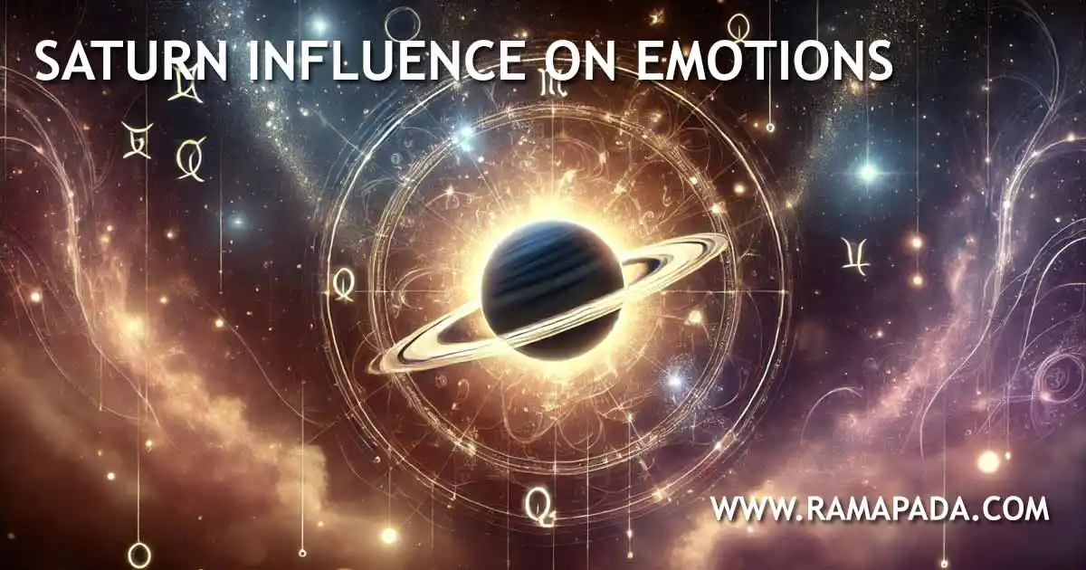 Saturn's influence on emotions in astrology causing depression, fear and emotional restriction
