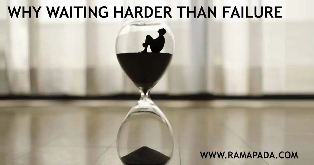 why waiting is harder than failure showing loneliness, patience and emotional struggle