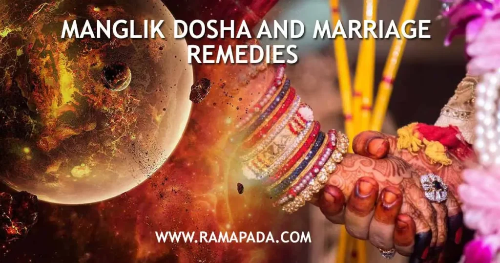 Effective Mangalik Dosha Remedies and Marriage Guidance by Ramapada Acharjee - Best Astrologer in India