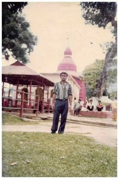 At Mata Tripurasundari Temple, Udaipur, Tripura around 1995