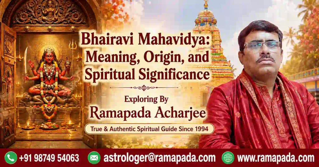 Spiritual Significance of Bhairavi Mahavidya: Meaning and Origin by Ramapada Acharjee