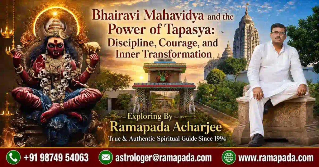 Bhairavi Mahavidya and Tapasya Discipline Courage and Inner Transformation by Ramapada Acharjee