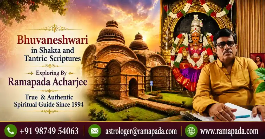 Bhuvaneshwari in Shakta and Tantric Scriptures explored by spiritual guide Ramapada Acharjee