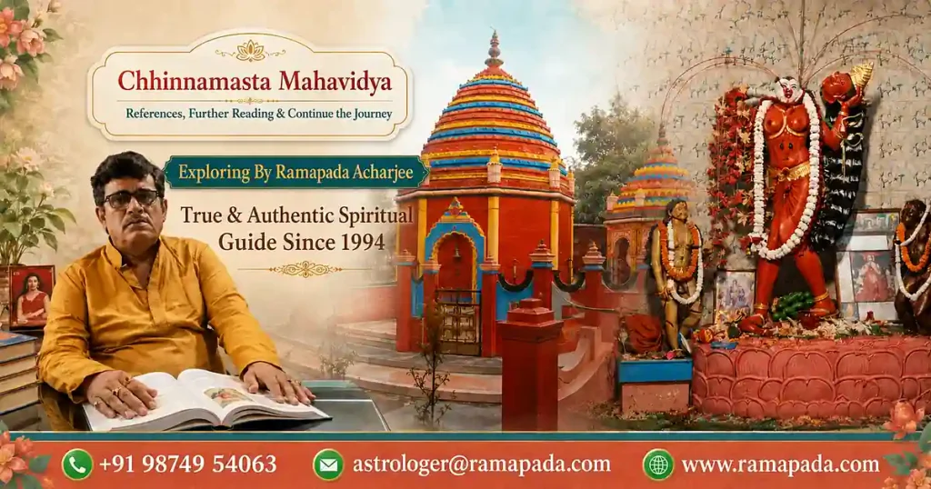 Chhinnamasta Mahavidya References and Further Reading by Ramapada Acharjee