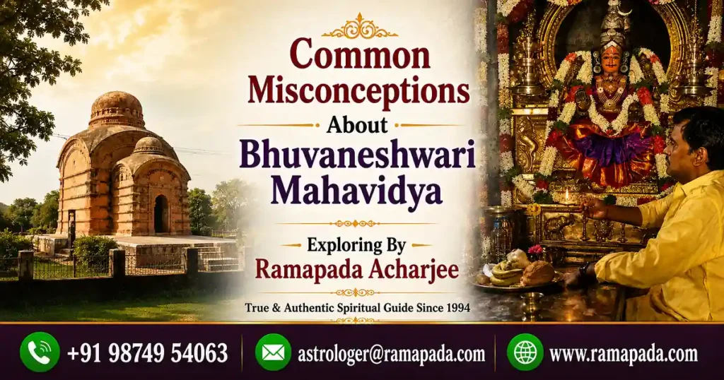 Common Misconceptions About Bhuvaneshwari Mahavidya Explored by Ramapada Acharjee