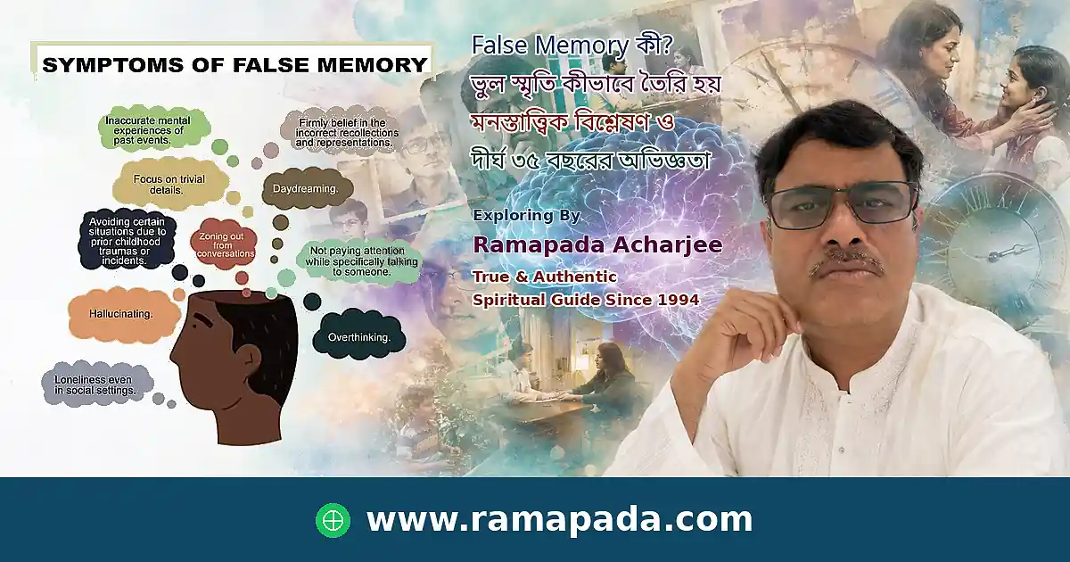 False Memory কী? ভুল স্মৃতি কীভাবে তৈরি হয়