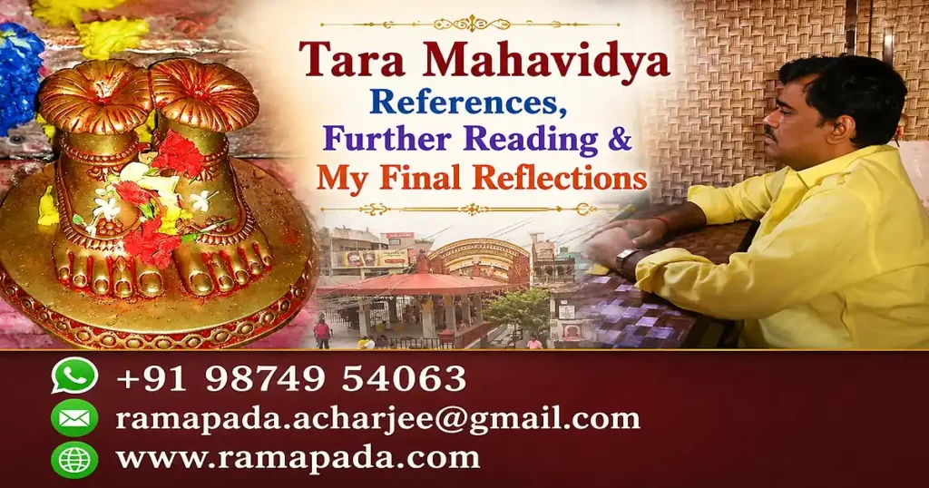 Tara Mahavidya References and Further Reading by Astrologer Ramapada Acharjee
