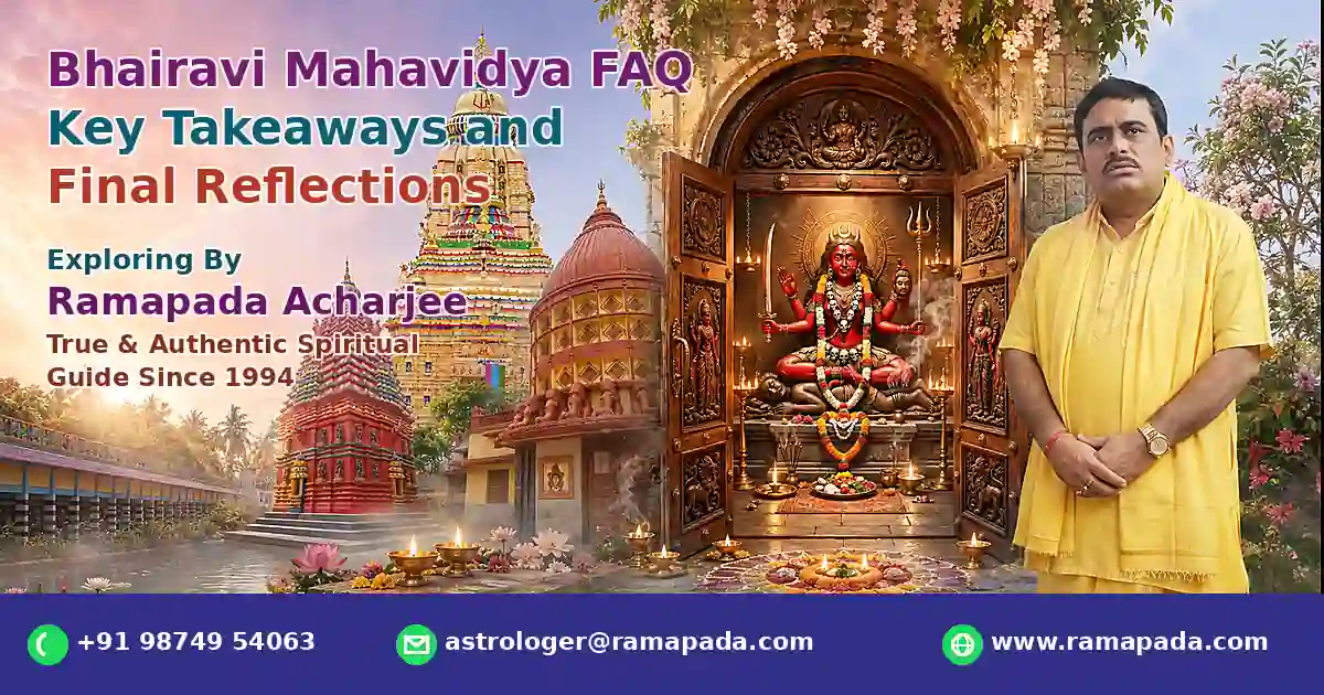 Bhairavi Mahavidya FAQ: Meaning, Worship, and Key Lessons