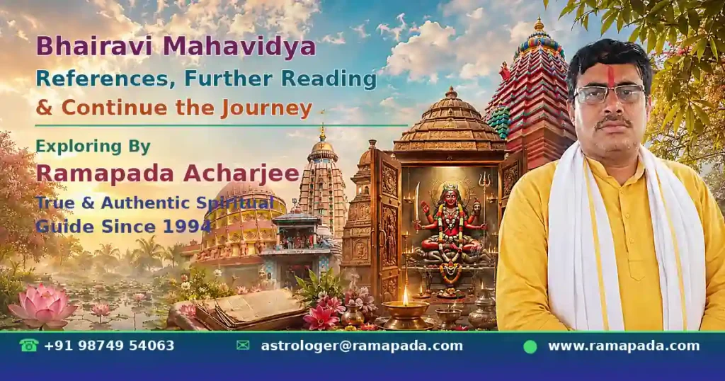 Bhairavi Mahavidya references and scriptures guided by Ramapada Acharjee
