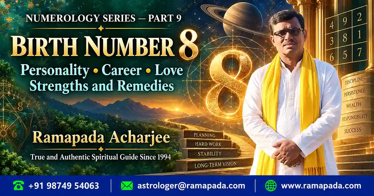 Birth Number 8 Numerology: Personality, Career, Love & Remedies