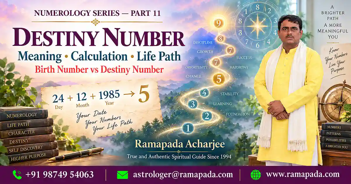 Destiny Number in Numerology: Meaning, Calculation & Life Path