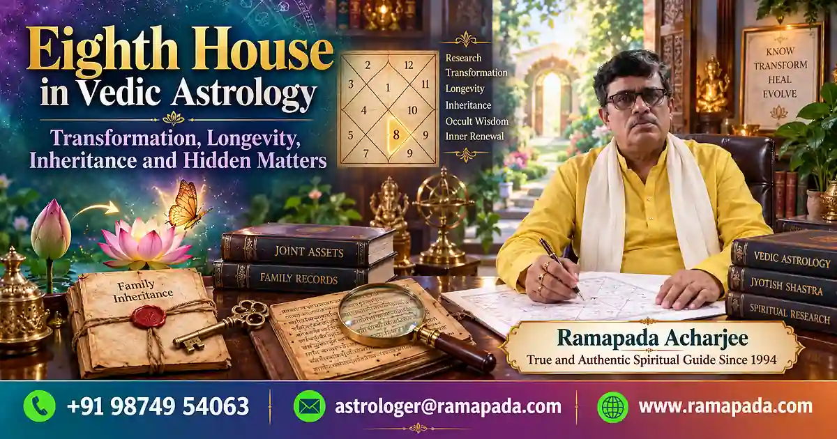 Eighth House in Vedic Astrology: Transformation, Longevity, Inheritance, and Hidden Matters