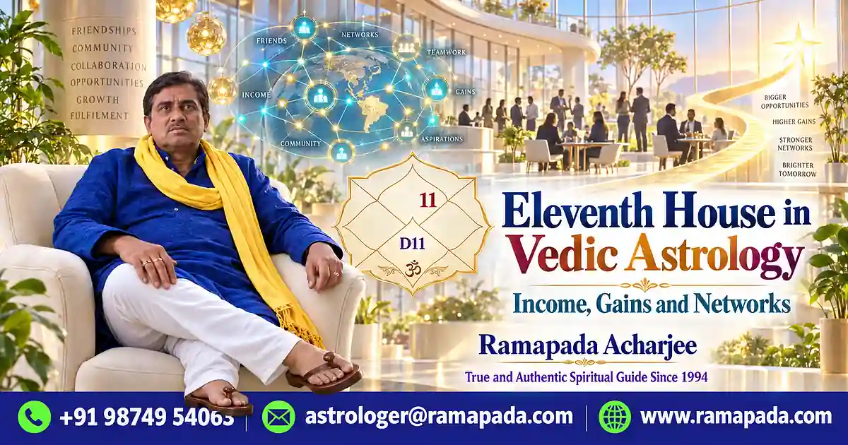 Eleventh House in Vedic Astrology: Income, Gains and Networks