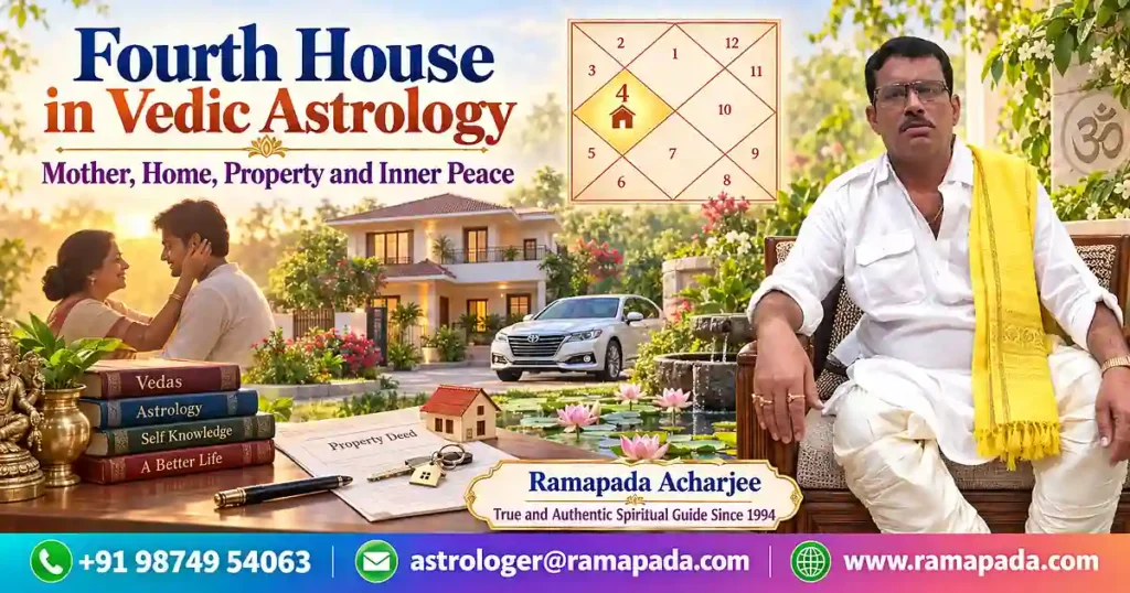 Fourth House in Vedic Astrology Guide by Ramapada Acharjee