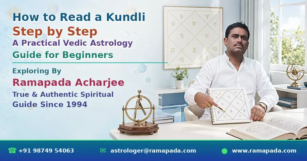 How to read a Kundli step by step with Ramapada Acharjee