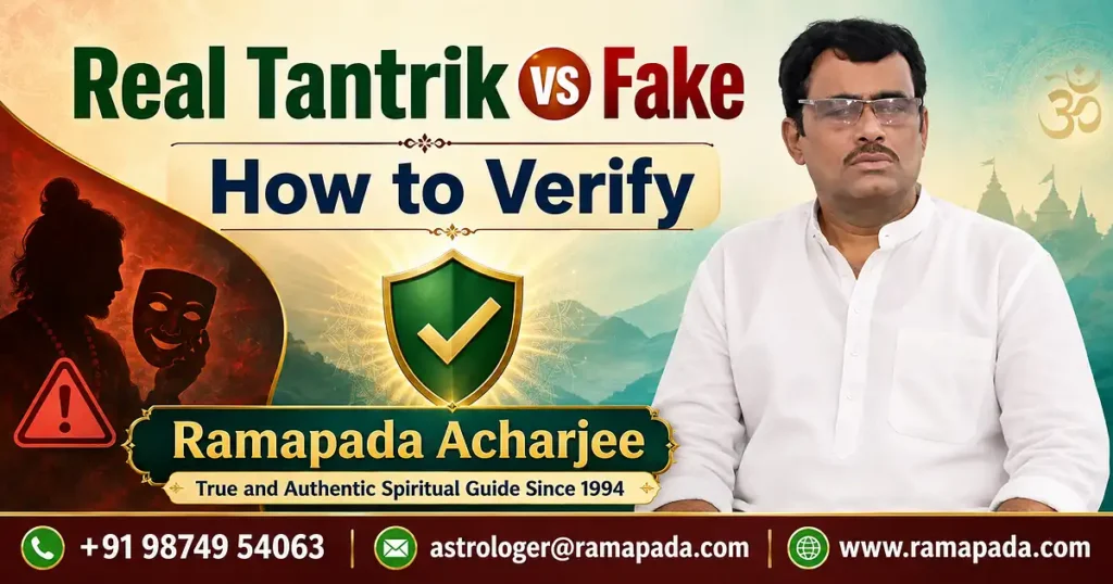 Real Tantrik vs fake how to verify a guide by Ramapada Acharjee, an authentic spiritual guide since 1994