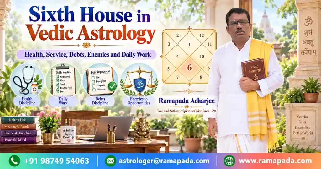 Sixth House in Vedic Astrology Guide by Ramapada Acharjee