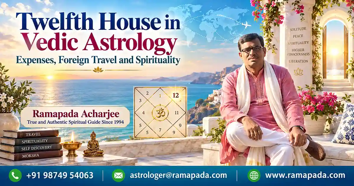 Twelfth House in Vedic Astrology: Expenses, Foreign Travel, and Spirituality