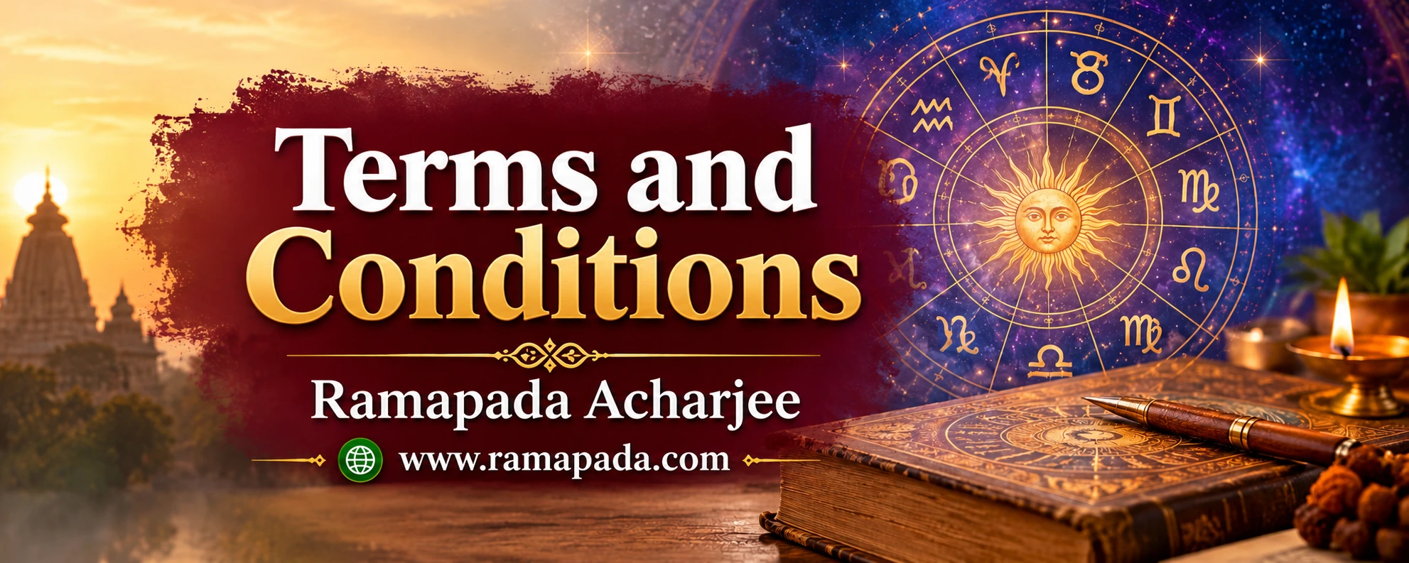 Terms and Conditions of Ramapada Acharjee – official website ramapada.com