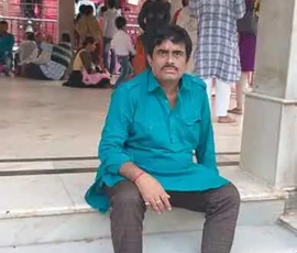 Astrologer Ramapada Acharjee at a holy temple - Famous Palmist and Vastu Expert in Kolkata